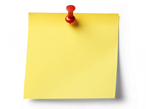Post-it du menu des POC 2026